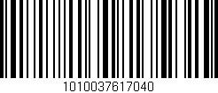 Código de barras (EAN, GTIN, SKU, ISBN): '1010037617040'