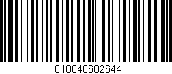 Código de barras (EAN, GTIN, SKU, ISBN): '1010040602644'