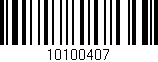 Código de barras (EAN, GTIN, SKU, ISBN): '10100407'