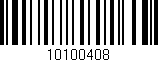Código de barras (EAN, GTIN, SKU, ISBN): '10100408'
