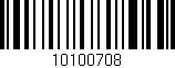 Código de barras (EAN, GTIN, SKU, ISBN): '10100708'