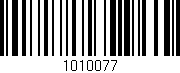 Código de barras (EAN, GTIN, SKU, ISBN): '1010077'