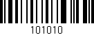 Código de barras (EAN, GTIN, SKU, ISBN): '101010'
