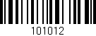 Código de barras (EAN, GTIN, SKU, ISBN): '101012'