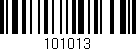 Código de barras (EAN, GTIN, SKU, ISBN): '101013'