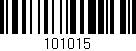 Código de barras (EAN, GTIN, SKU, ISBN): '101015'