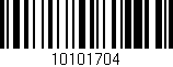 Código de barras (EAN, GTIN, SKU, ISBN): '10101704'