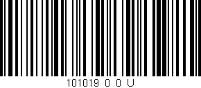 Código de barras (EAN, GTIN, SKU, ISBN): '101019_0_0_U'