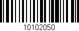 Código de barras (EAN, GTIN, SKU, ISBN): '10102050'
