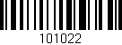 Código de barras (EAN, GTIN, SKU, ISBN): '101022'