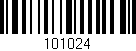 Código de barras (EAN, GTIN, SKU, ISBN): '101024'