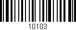 Código de barras (EAN, GTIN, SKU, ISBN): '10103'