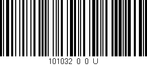 Código de barras (EAN, GTIN, SKU, ISBN): '101032_0_0_U'