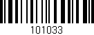Código de barras (EAN, GTIN, SKU, ISBN): '101033'