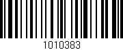 Código de barras (EAN, GTIN, SKU, ISBN): '1010383'