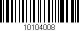 Código de barras (EAN, GTIN, SKU, ISBN): '10104008'