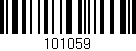 Código de barras (EAN, GTIN, SKU, ISBN): '101059'