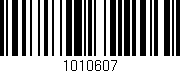 Código de barras (EAN, GTIN, SKU, ISBN): '1010607'