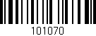 Código de barras (EAN, GTIN, SKU, ISBN): '101070'