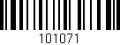 Código de barras (EAN, GTIN, SKU, ISBN): '101071'
