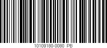Código de barras (EAN, GTIN, SKU, ISBN): '10109180-0080_PB'