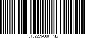 Código de barras (EAN, GTIN, SKU, ISBN): '10109223-0001_MB'