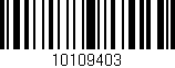 Código de barras (EAN, GTIN, SKU, ISBN): '10109403'