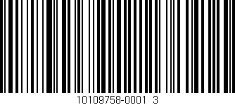 Código de barras (EAN, GTIN, SKU, ISBN): '10109758-0001_3'