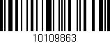 Código de barras (EAN, GTIN, SKU, ISBN): '10109863'