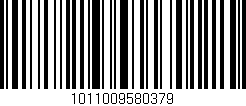 Código de barras (EAN, GTIN, SKU, ISBN): '1011009580379'