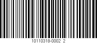 Código de barras (EAN, GTIN, SKU, ISBN): '10110318-0002_2'