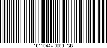 Código de barras (EAN, GTIN, SKU, ISBN): '10110444-0080_GB'