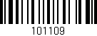 Código de barras (EAN, GTIN, SKU, ISBN): '101109'