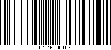 Código de barras (EAN, GTIN, SKU, ISBN): '10111164-0004_GB'