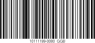 Código de barras (EAN, GTIN, SKU, ISBN): '10111199-0080_GGB'