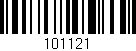 Código de barras (EAN, GTIN, SKU, ISBN): '101121'
