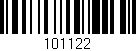 Código de barras (EAN, GTIN, SKU, ISBN): '101122'