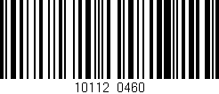 Código de barras (EAN, GTIN, SKU, ISBN): '10112/0460'