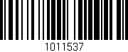 Código de barras (EAN, GTIN, SKU, ISBN): '1011537'
