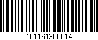 Código de barras (EAN, GTIN, SKU, ISBN): '101161306014'