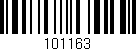 Código de barras (EAN, GTIN, SKU, ISBN): '101163'