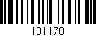 Código de barras (EAN, GTIN, SKU, ISBN): '101170'