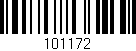 Código de barras (EAN, GTIN, SKU, ISBN): '101172'