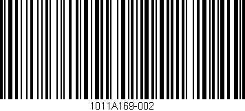 Código de barras (EAN, GTIN, SKU, ISBN): '1011A169-002'