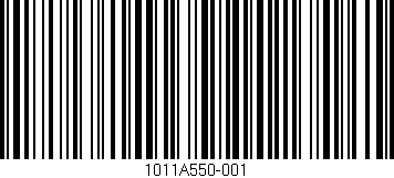 Código de barras (EAN, GTIN, SKU, ISBN): '1011A550-001'