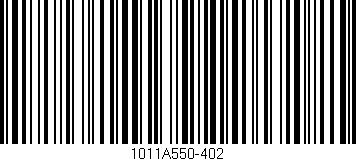 Código de barras (EAN, GTIN, SKU, ISBN): '1011A550-402'