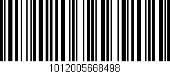 Código de barras (EAN, GTIN, SKU, ISBN): '1012005668498'