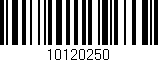 Código de barras (EAN, GTIN, SKU, ISBN): '10120250'