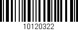Código de barras (EAN, GTIN, SKU, ISBN): '10120322'