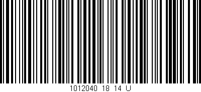 Código de barras (EAN, GTIN, SKU, ISBN): '1012040_18_14_U'